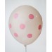Blush - Hot Pink Polkadots Printed Balloons